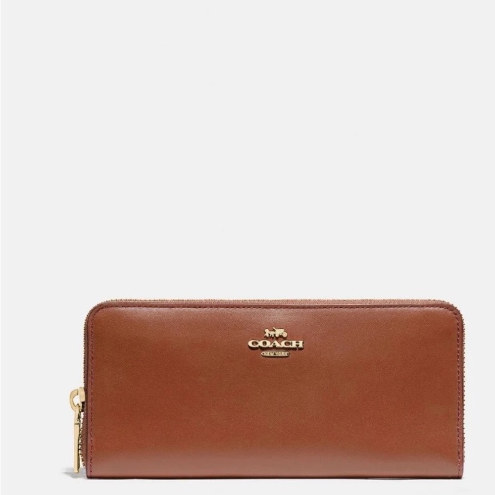 Coach Women's Smooth Leather Skinny Wallet - Picture 2 of 8